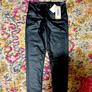Black leath pants women’s small